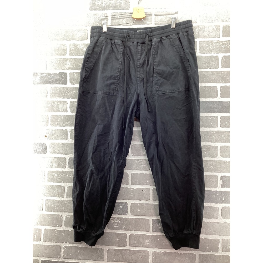 Torrid Womens Plus Size 2X Black Utility Jogger Pants High Rise Cotton Blend